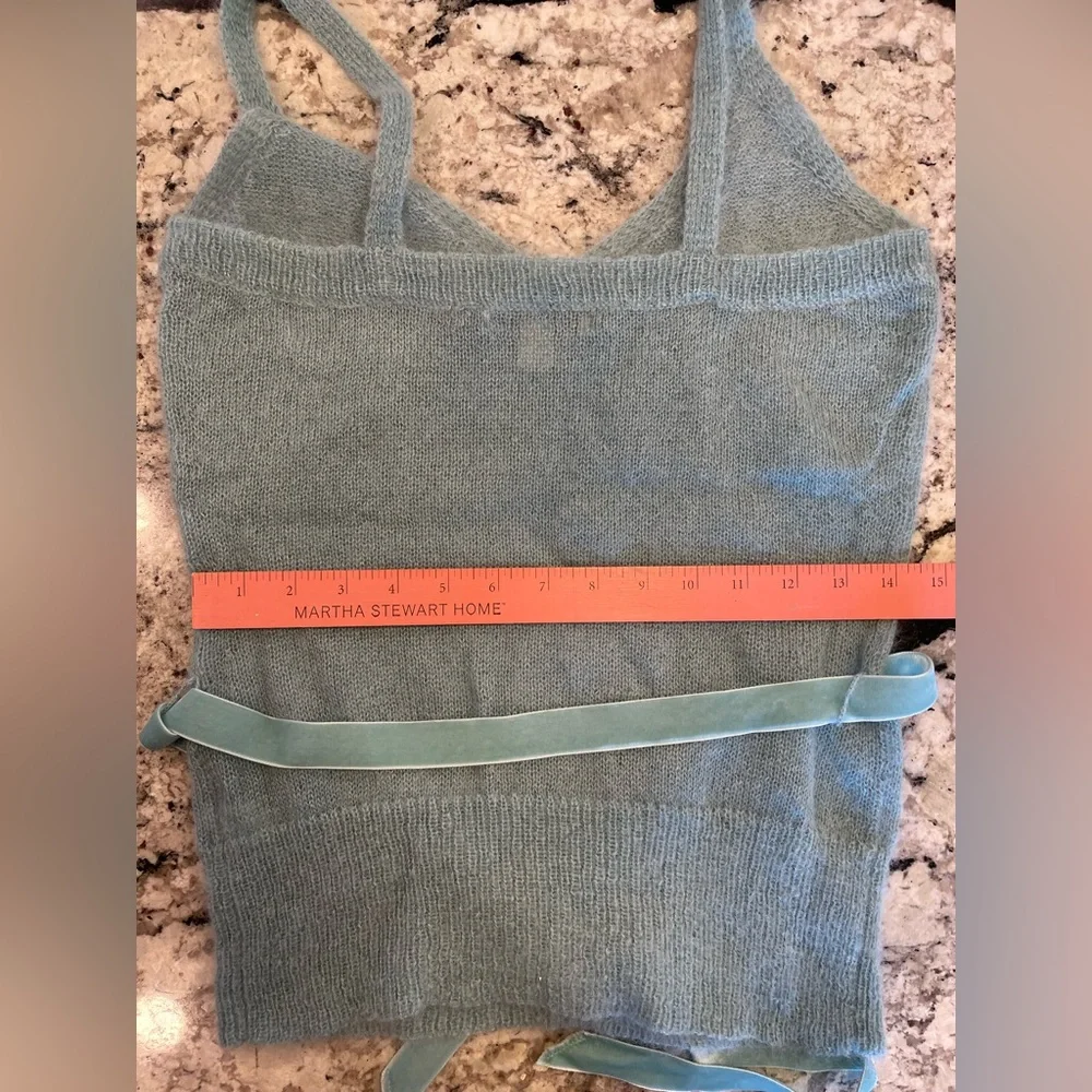 Vintage Banana Republic Soft Blue Mohair Knit Camisole - Picture 7 of 10